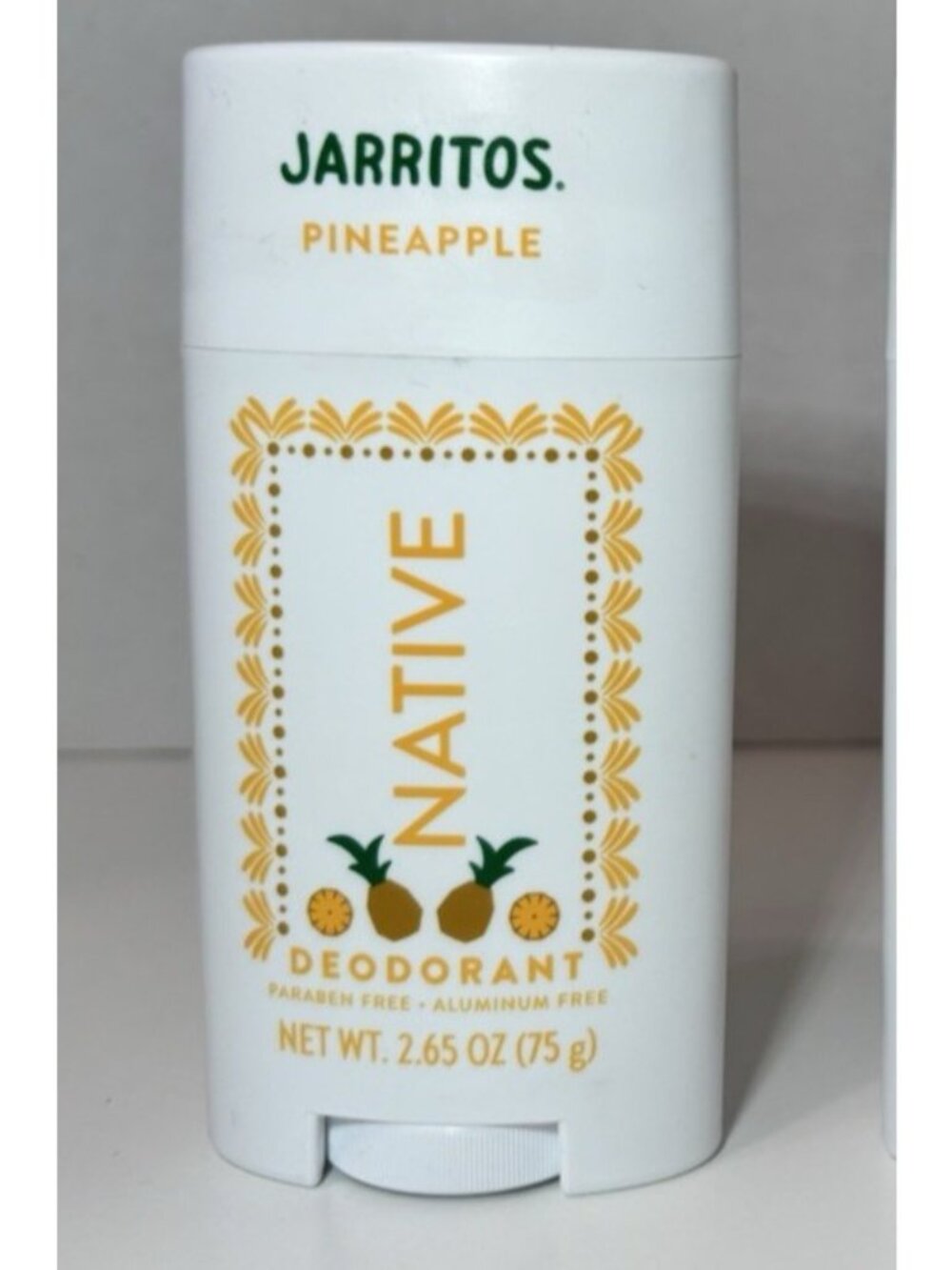 Native Deodorant Jarritos Pineapple 2.65 Oz Limited Edition